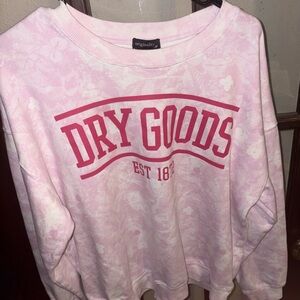 Dry Goods Pink Graphic Sweatshirt